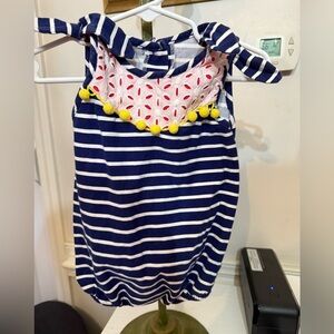 Peaches and Cream Bubble Romper